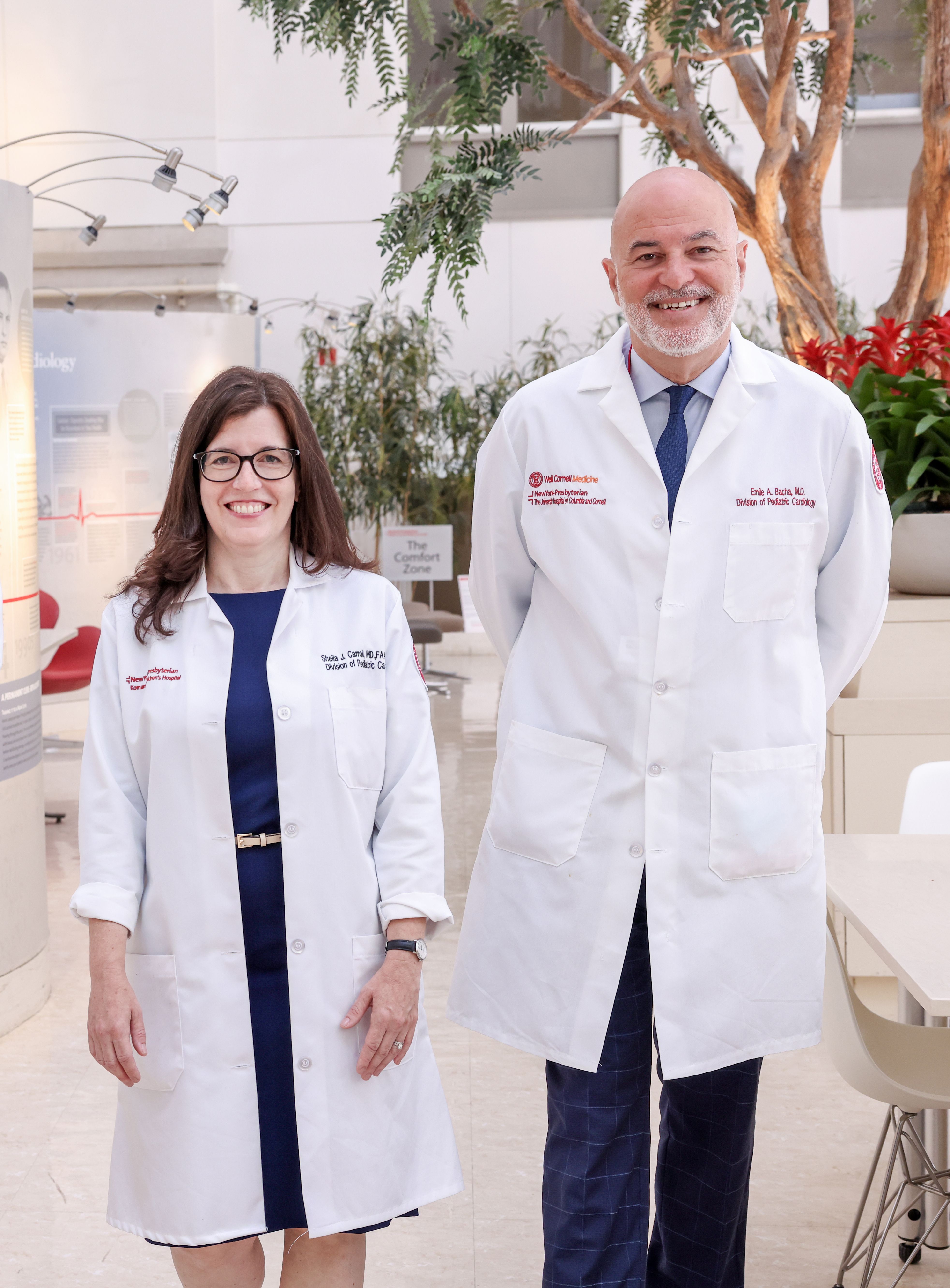 Dr. Sheila Carroll and Dr. Emile Bacha